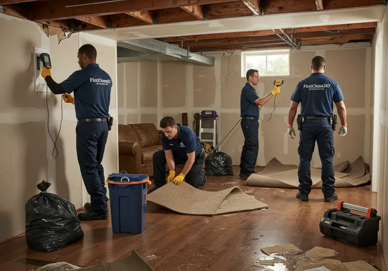 Flood DamageMaterial Assessment and Debris Removal process in Fontana, CA