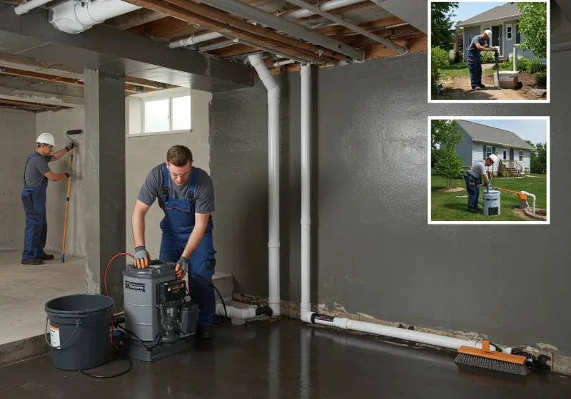 Basement Waterproofing and Flood Prevention process in Fontana, CA